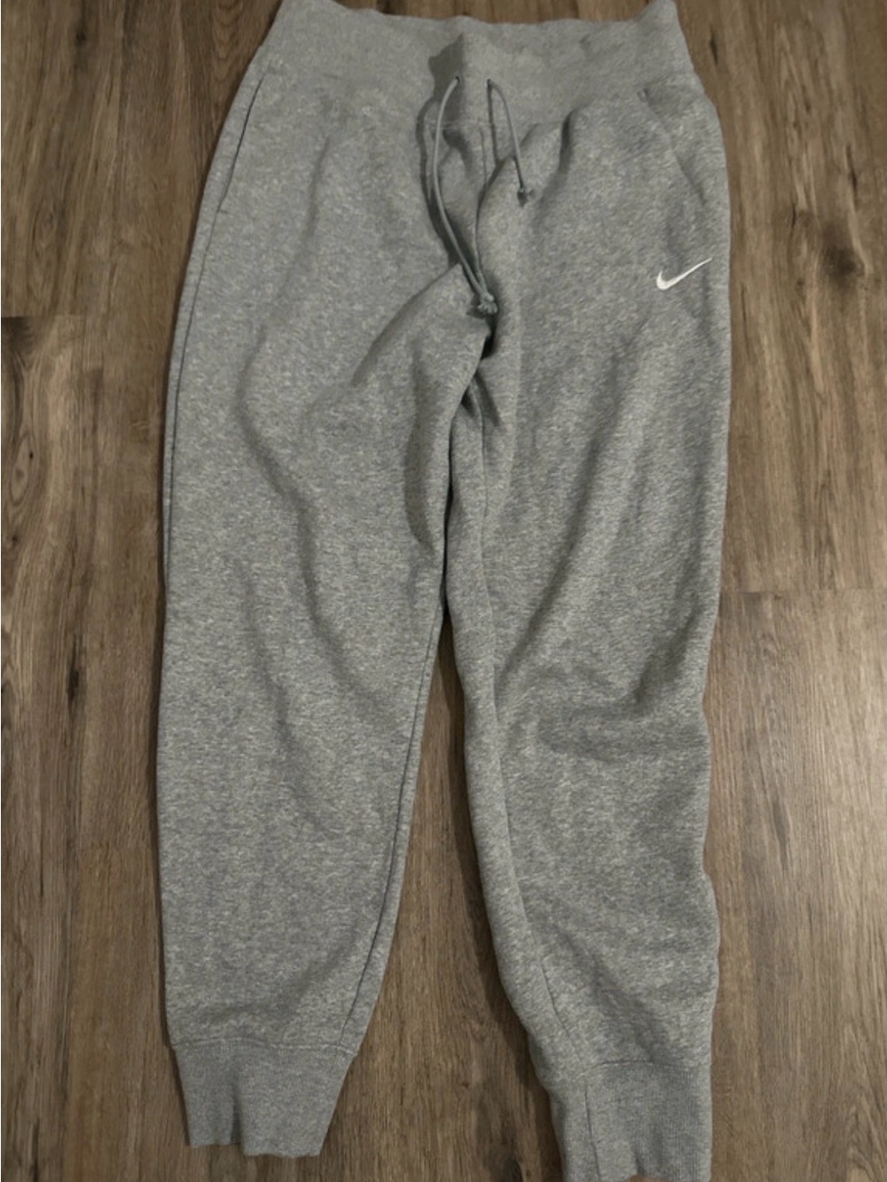Nike Gray Men's/Women's Fleece Joggers with Drawstring